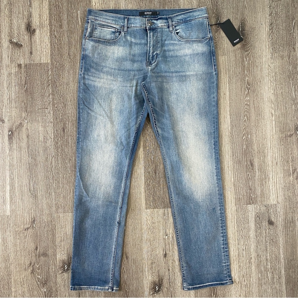 HUDSON Blake Slim Straight Jeans Men’s Size 38 NWT Medium Wash